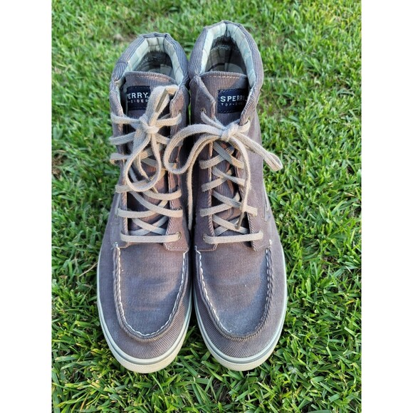 Sperry Top Sider Gray Corduroy Women's 9.5 - Picture 1 of 5